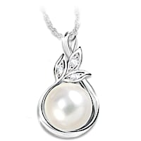Heirloom Cultured Freshwater Pearl And Diamond Necklace