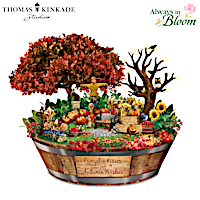 Thomas Kinkade "Autumn Wishes" Illuminated Centerpiece