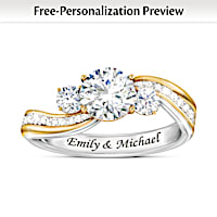 The Story Of Us Personalized Ring