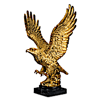 "Triumphant Treasure" Golden Eagle Sculpture
