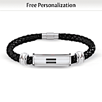 "Love Is Love"  Personalized Leather Bracelet