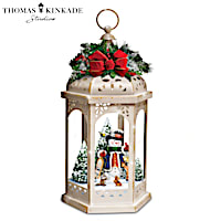 Thomas Kinkade "Winter In A Wonderland" Illuminated Lantern