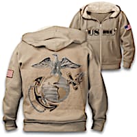 Military Pride U.S. Marine Corps Men's Hoodie