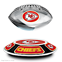 Chiefs Levitating Football Lights Up And Spins