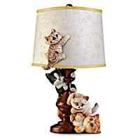 Cat-Tastrophe Sculpted Table Lamp