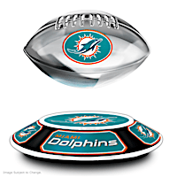 Miami Dolphins Levitating Football Sculpture