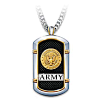 "Strength Of The Army" 24K Gold-Plated Necklace