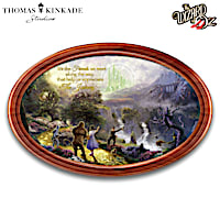 DOROTHY Discovers The EMERALD CITY Framed Collector Plate