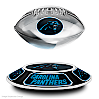 Carolina Panthers Levitating Football Sculpture