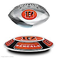 Bengals Levitating Football Lights Up And Spins