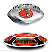 Browns Levitating Football Lights Up And Spins