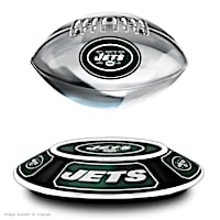 Jets Levitating Football Lights Up And Spins