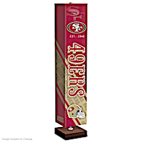 San Francisco 49ers Four-Sided Floor Lamp