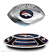 Denver Broncos Levitating Football Sculpture