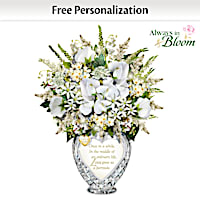 "Everlasting Love" Personalized Lighted Crystal Centerpiece