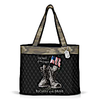 The Bradford Exchange U.S. Army Personalized Messenger Tote Bag - Christmas Gift