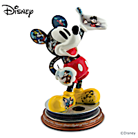 Disney "Mickey Mouse's Magical Moments" Sculpture With Quote