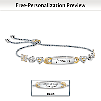 Precious Daughter Personalized Bracelet