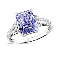 "Reflections Of Elegance" Color-Changing Stone Ring