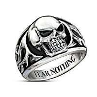 Fear Nothing Men's Skull Ring