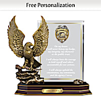 An Officer's Honor Personalized Sculpture