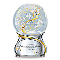 My Granddaughter, You Are My Shining Star Glitter Globe