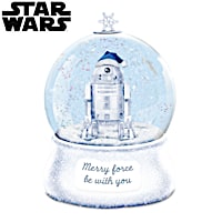 STAR WARS Illuminated Glitter Globe With Sculpted R2-D2