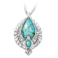 On Eagle's Wings Pendant Necklace