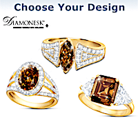 "Magnificent Mocha" Diamonesk Ring: Choose From 3 Designs