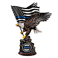 "Honor And Respect" Eagle Sculpture Honoring Law Enforcement