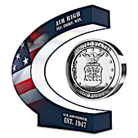 Air Force Levitating Tribute With Illuminated Base