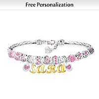 My Granddaughter, My Love Personalized Bracelet