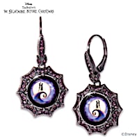 Jack And Sally Earrings With Over 70 Crystals