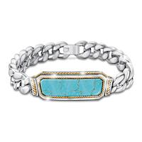 14-Carat Turquoise Strength Of The West Men's Bracelet