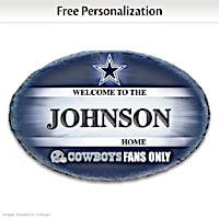 Dallas Cowboys Welcome Sign Personalized With Name