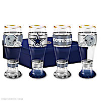 Dallas Cowboys Four-Piece Pilsner Glass Set
