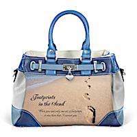 "Footprints In The Sand" Women's Fashion Handbag