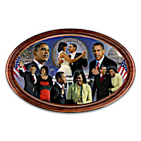 President Barack Obama 10th Anniversary Collector Plate