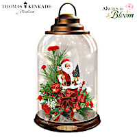 Thomas Kinkade Santa's Warm Wishes Lantern