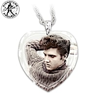 Elvis Love Me Tender Pendant Necklace