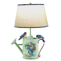 Country Bluebirds Lamp