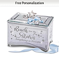 Reach For The Stars Personalized Music Box