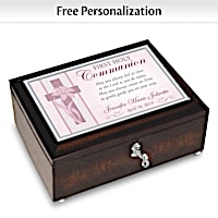 First Holy Communion Personalized Music Box