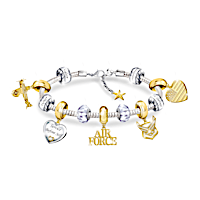 Pride Of The Air Force Charm Bracelet