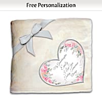 Granddaughter, You Warm My Heart Personalized Blanket