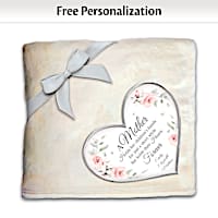 Mother, You Warm My Heart Personalized Blanket