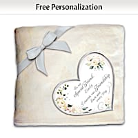 Friend, You Warm My Heart Personalized Blanket