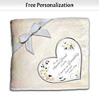 Plush Blanket Personalized With Your Friend's Name