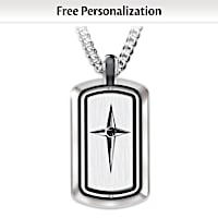 Protection & Strength Personalized Spinning Pendant Necklace