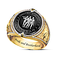 United States Veteran Commemorative Ring